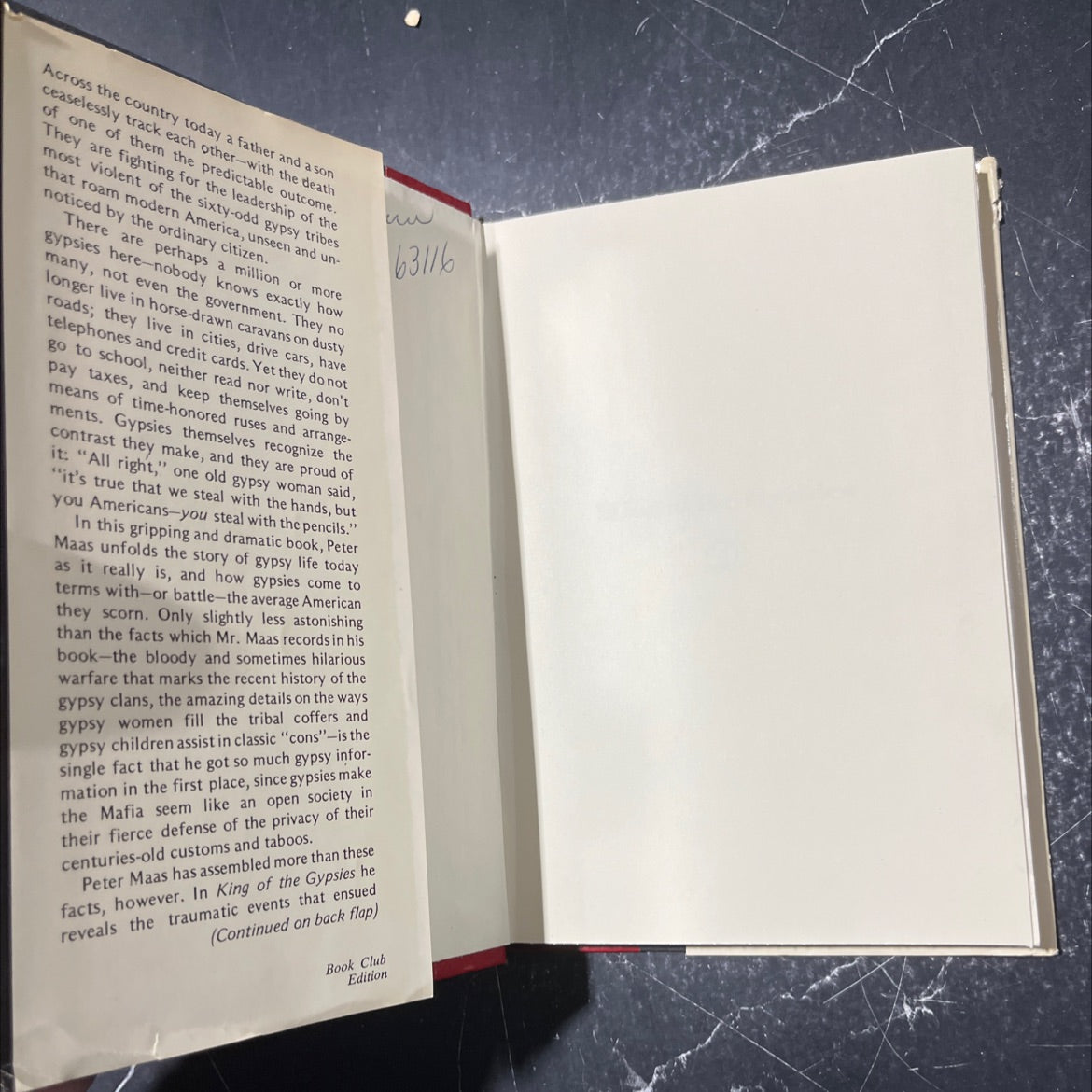 ing of the gypsies book, by peter maas, 1975 Hardcover image 4