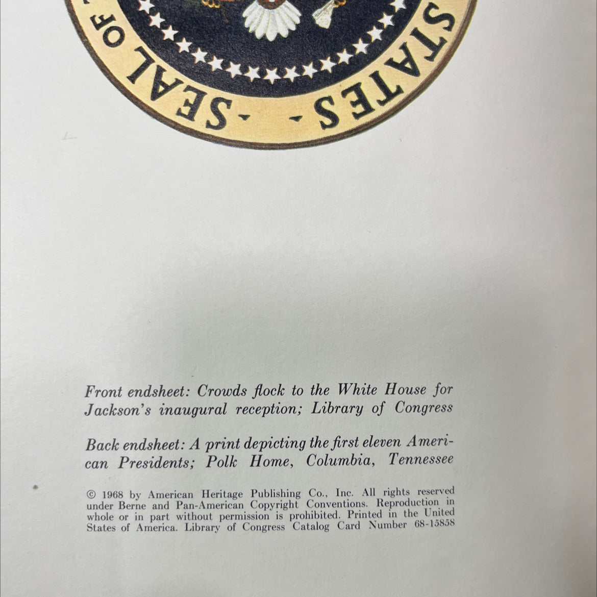 initiated st volume 1 george washington through rutherford b. hayes book, by Kenneth W. Leish, 1968 Hardcover image 3