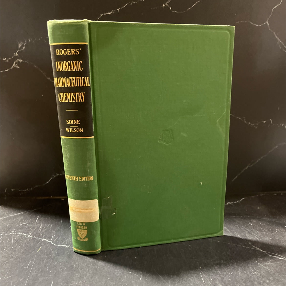 inorganic pharmaceutical chemistry book, by Taito O. Soine, Ph.D and Charles O. Wilson, Ph.D, 1961 Hardcover image 1
