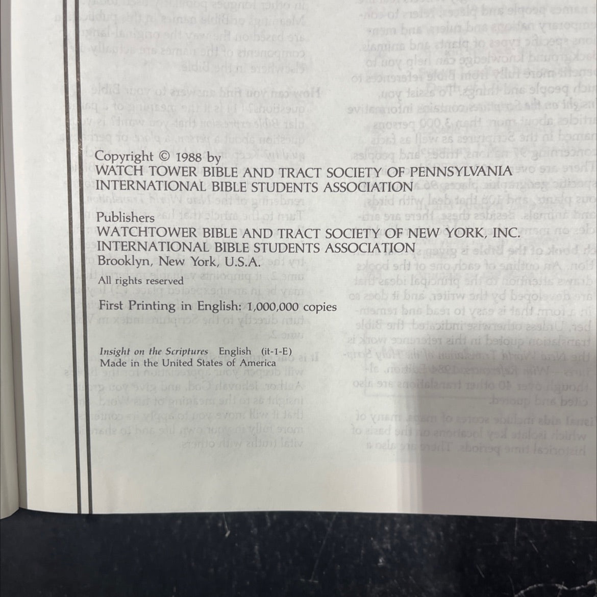 insight on the scriptures book, by unknown, 1988 Hardcover image 3