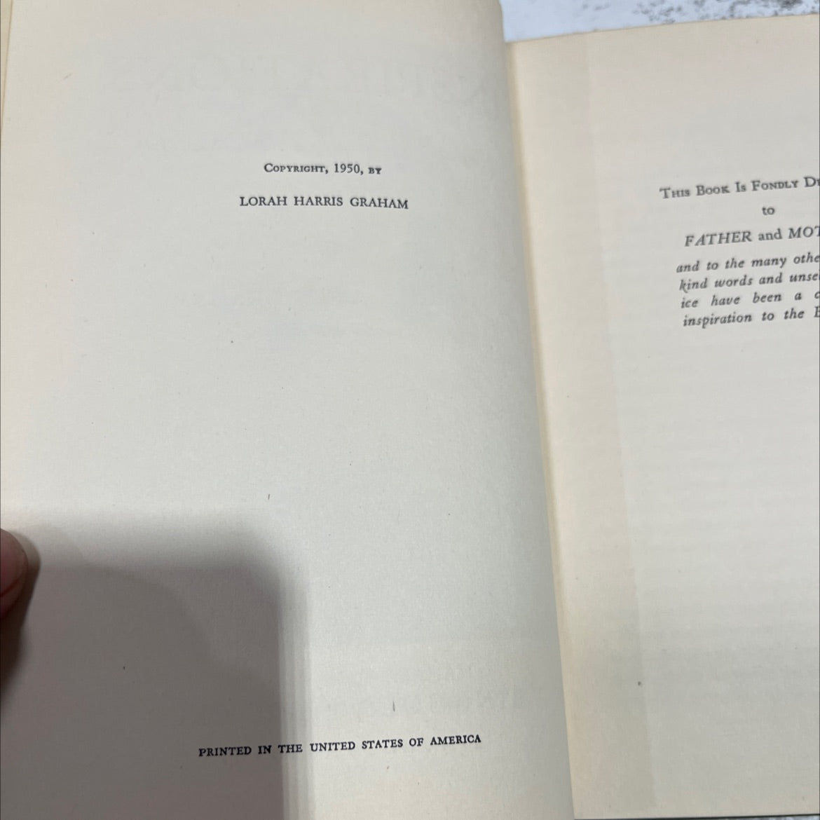 SIGNED inspirations radio talks and travel sketches book, by lorah harris graham, 1950 Hardcover, First Edition, Vintage image 3