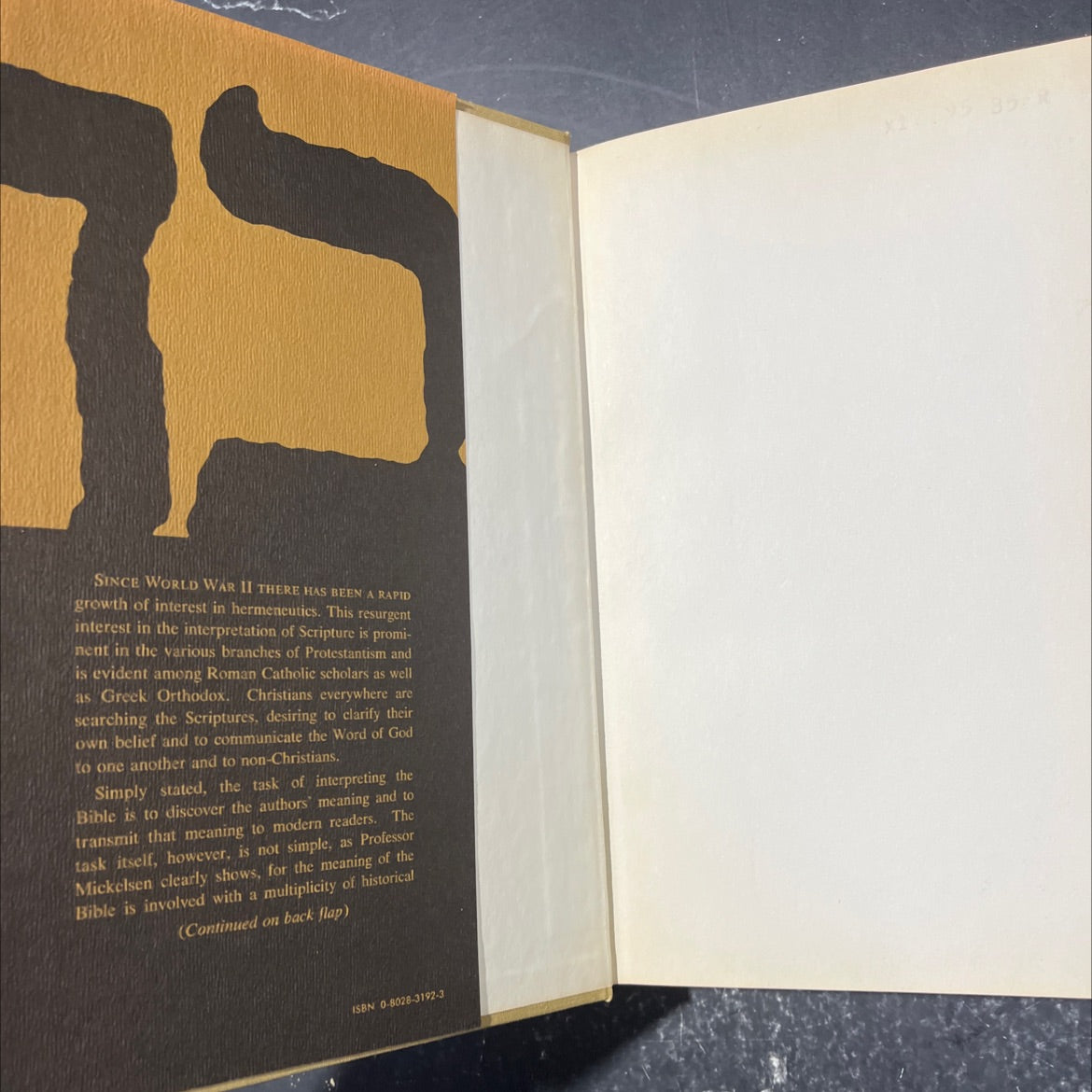 interpreting the bible book, by a. berkeley mickelsen, 1984 Hardcover image 4