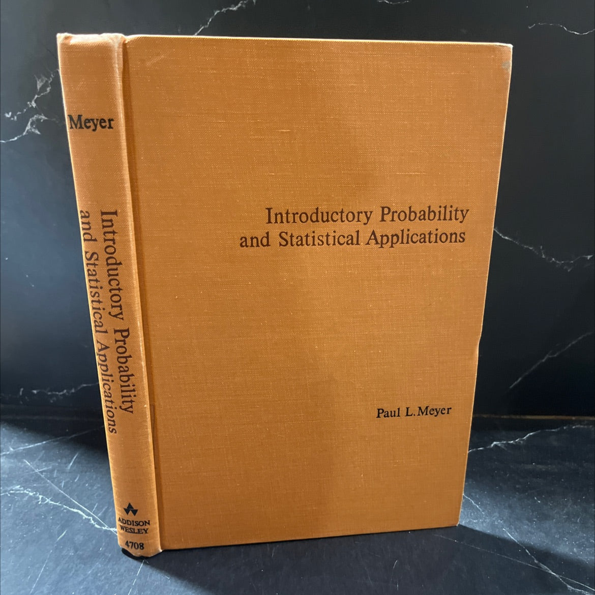 introductory probability and statistical applications book, by paul l. meyer, 1966 Hardcover image 1
