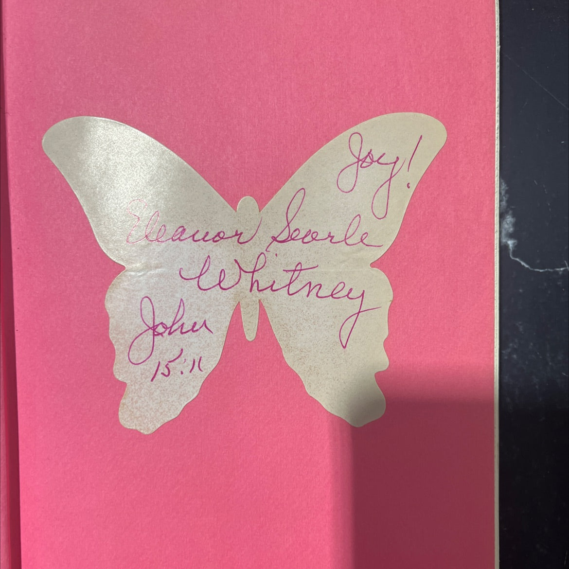 SIGNED invitation to joy a personal story book, by eleanor searle whitney, 1971 Hardcover, Vintage image 4