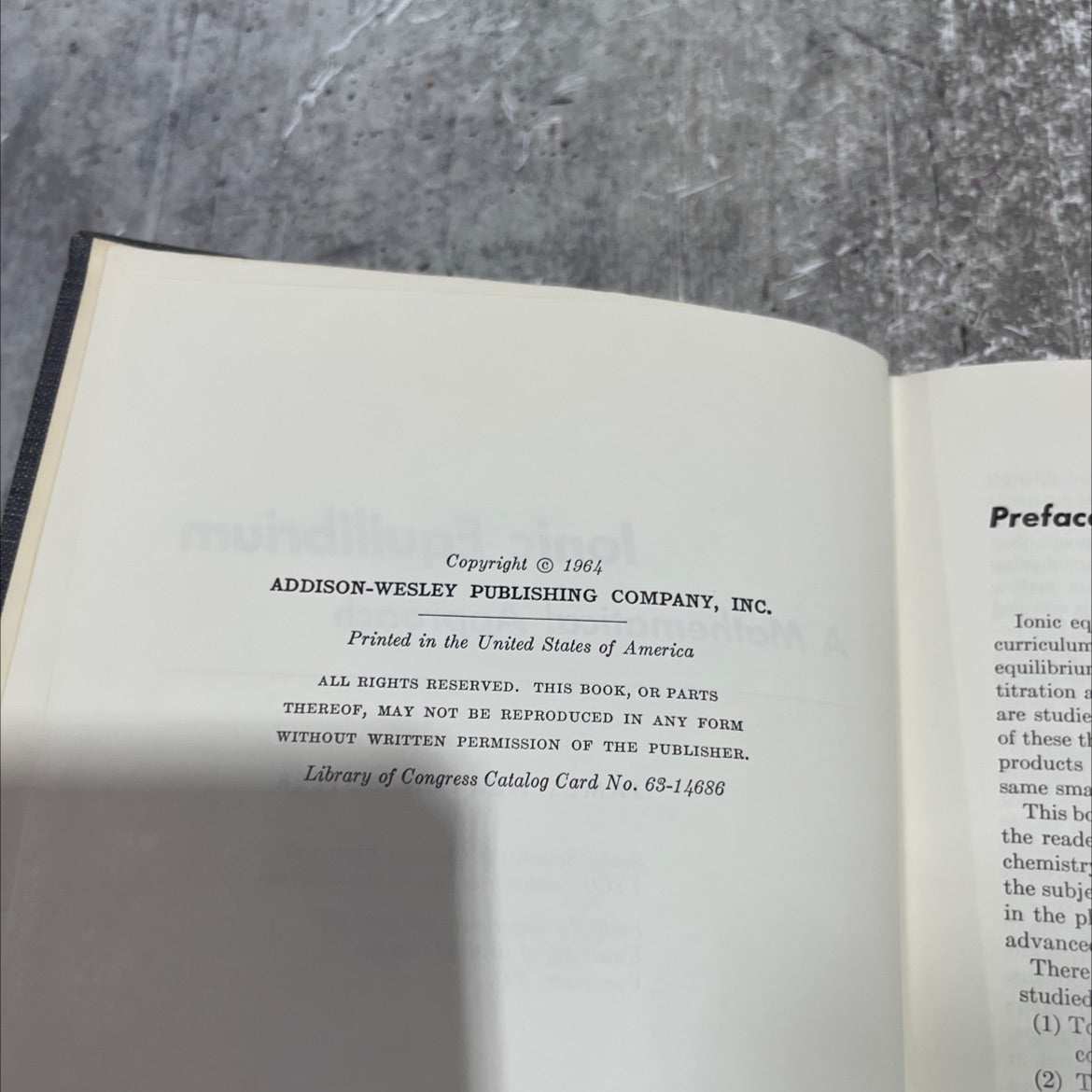 ionic equilibrium a mathematical approach book, by james newton butler, 1964 Hardcover image 3