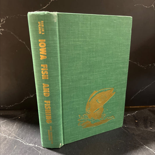 iowa fish and fishing book, by james r. harlan, everett b. speaker, 1956 Hardcover image 1