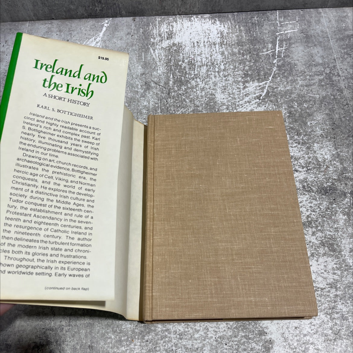 ireland and the irish a short history book, by Karl S. Bottigheimer, 1982 Hardcover image 4