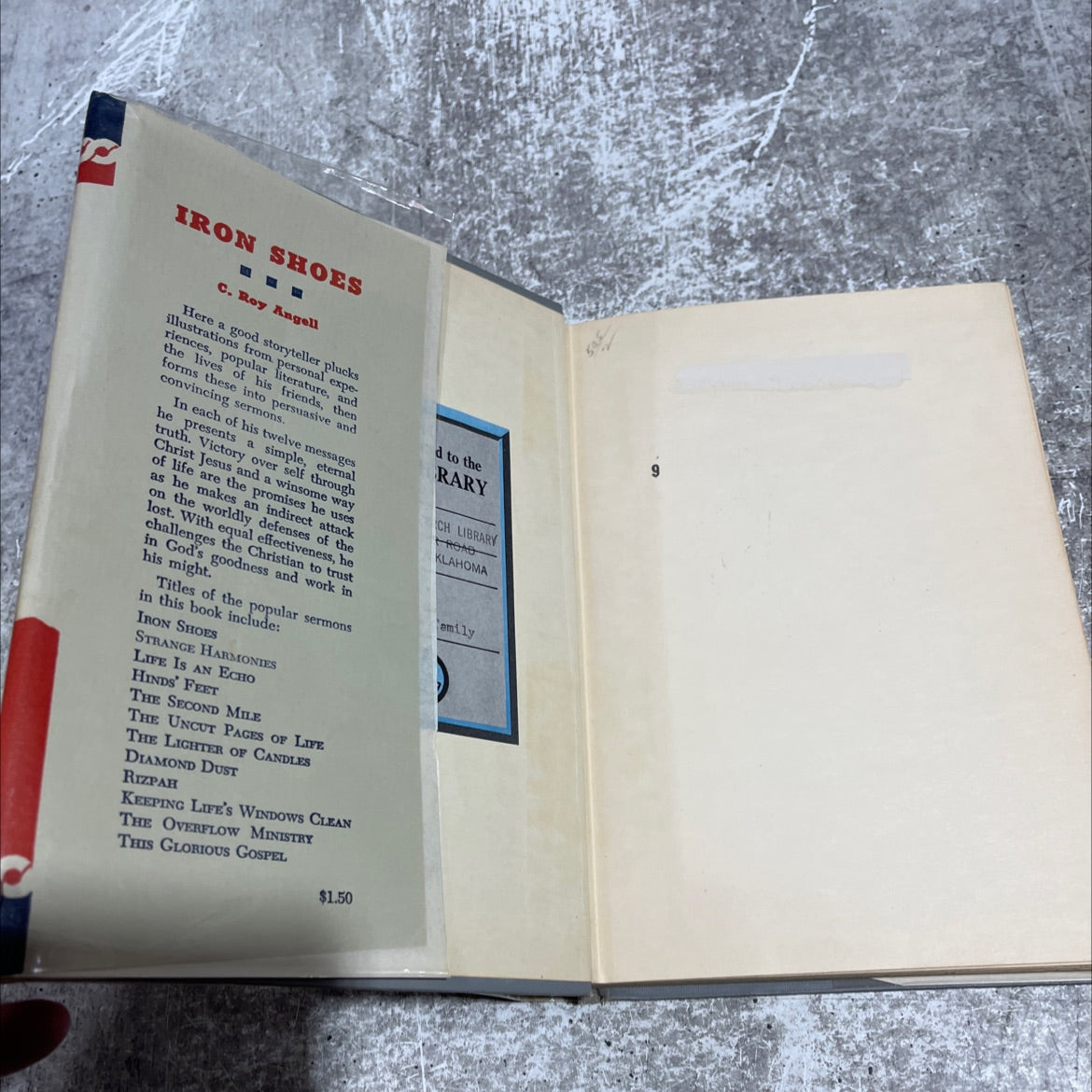 iron shoes book, by c. roy angell, 1953 Hardcover image 4