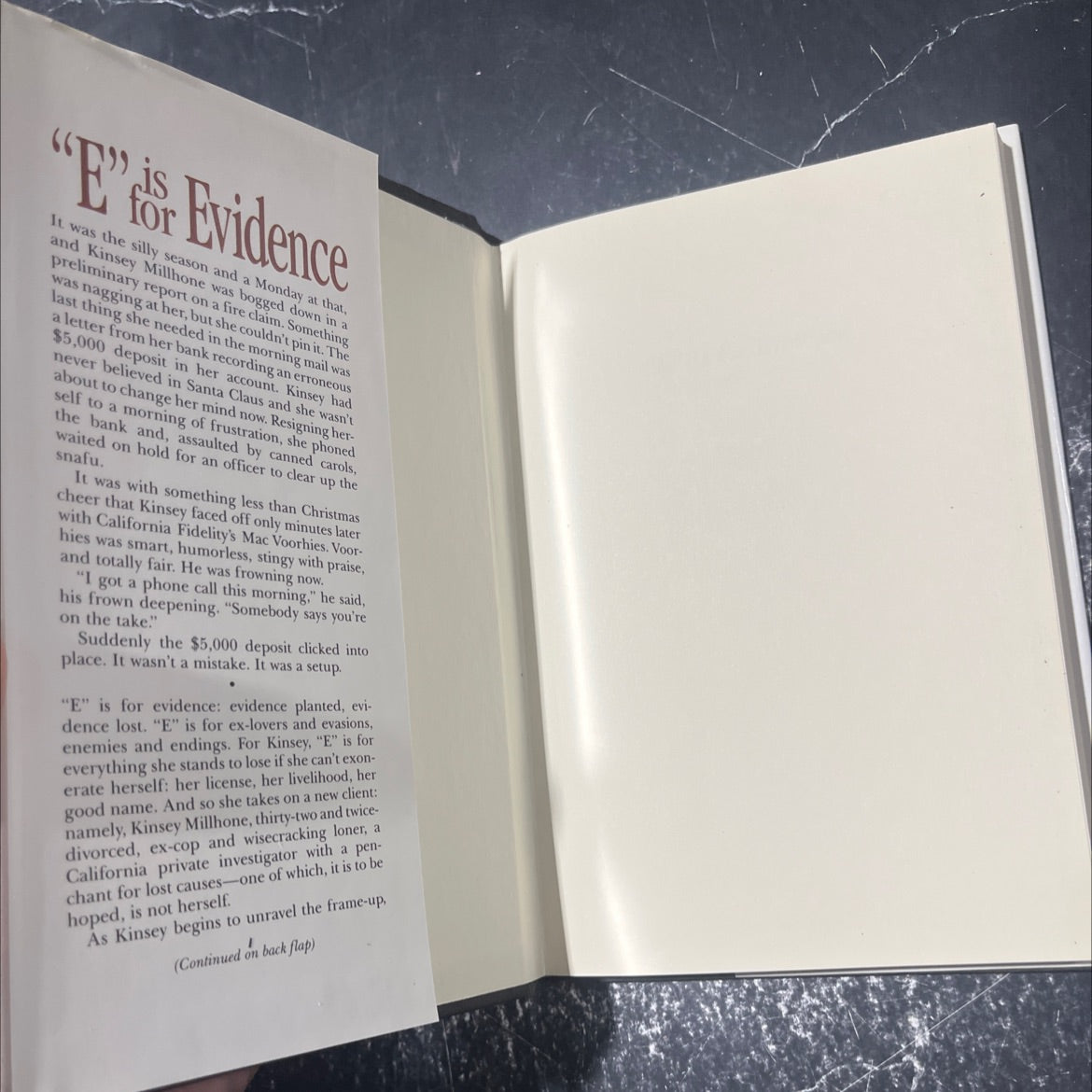 is for deadbeat book, by sue grafton, 1988 Hardcover image 4