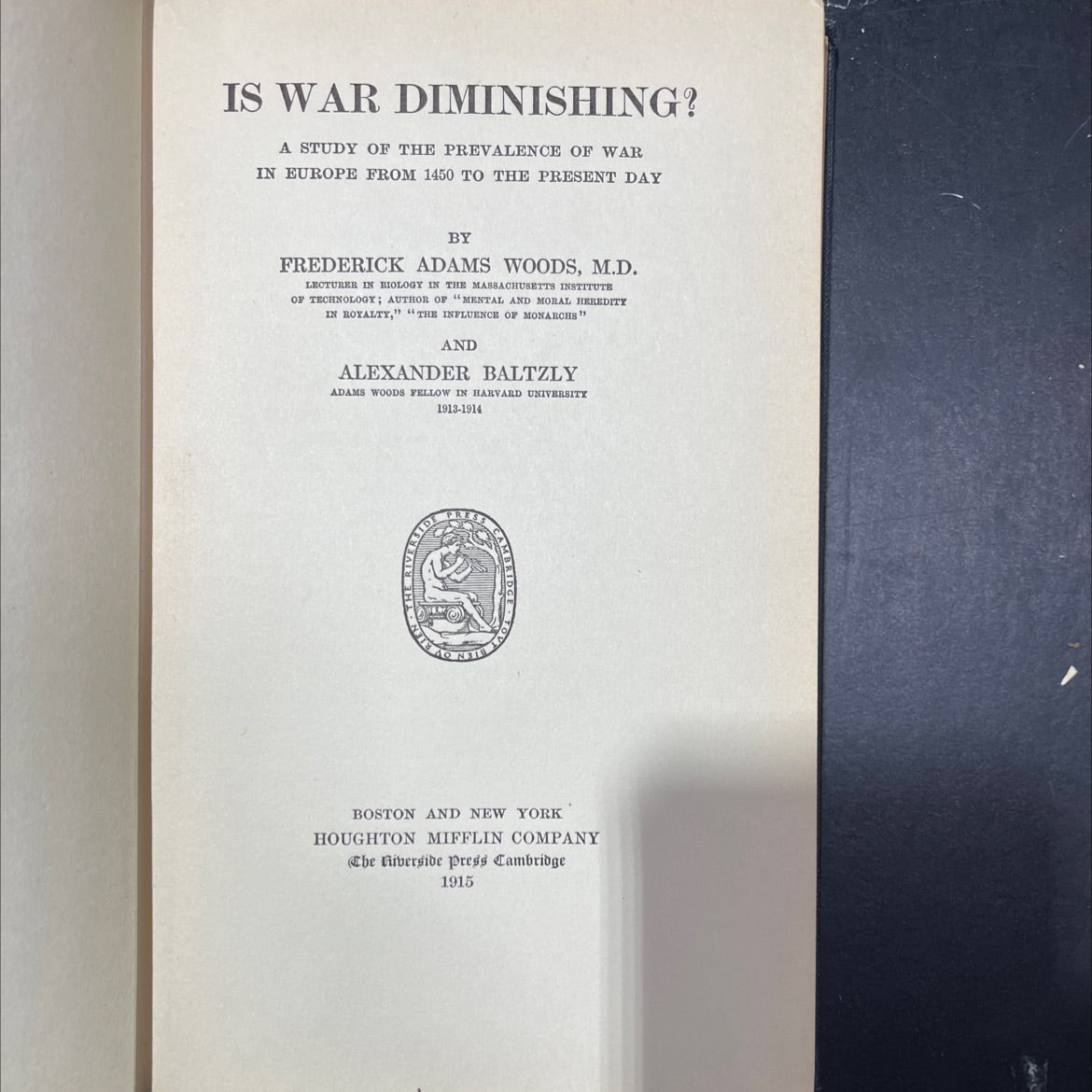 is war diminishing? a study of the prevalence of war in europe from 1450 to the present day book, by frederick adams image 2