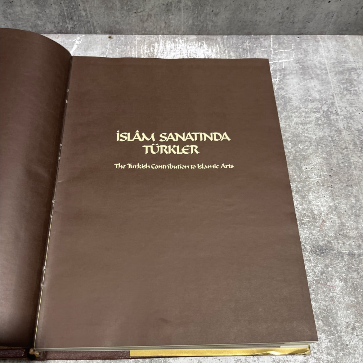 islam sanatinda turkler the turkish contribution to islamic arts book, by unknown, 1976 Hardcover image 2