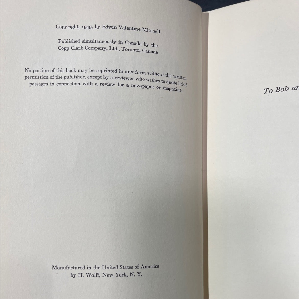 it's an old state of maine custom book, by edwin valentine mitchell, 1949 Hardcover image 3