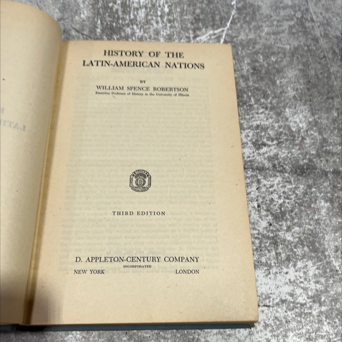 itaj history of the latin-american nations book, by william spence robertson, 1943 Hardcover image 2