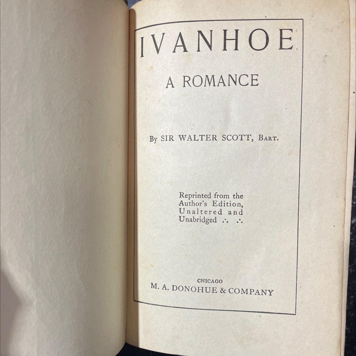 ivanhoe a romance book, by sir walter scott, 1970 Hardcover image 2