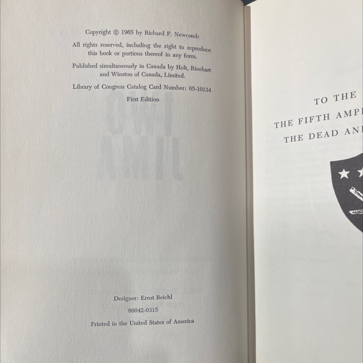 iwo jima book, by richard f. newcomb, 1965 Hardcover image 3