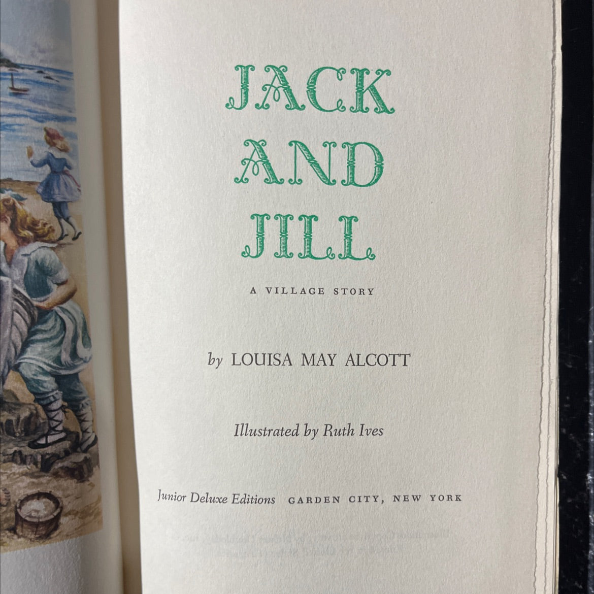 jack and jili. a village story book, by louisa may alcott, 1956 Hardcover image 2