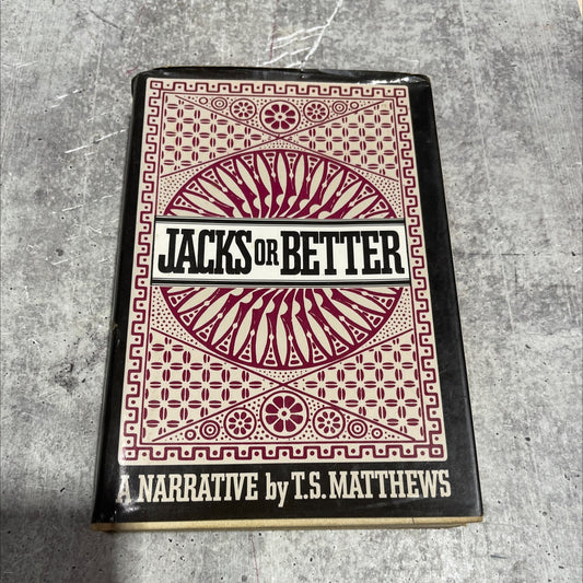 jacks or better book, by T. S. Matthews, 1977 Hardcover image 1