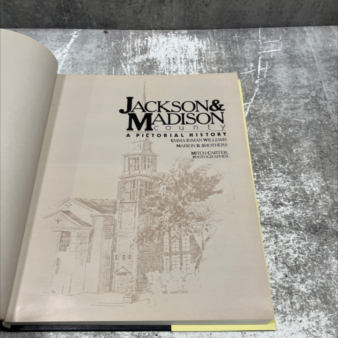 jackson and madison a pictorial history book, by Emma Inman Williams, Marion B. Smothers, 1988 Hardcover image 2