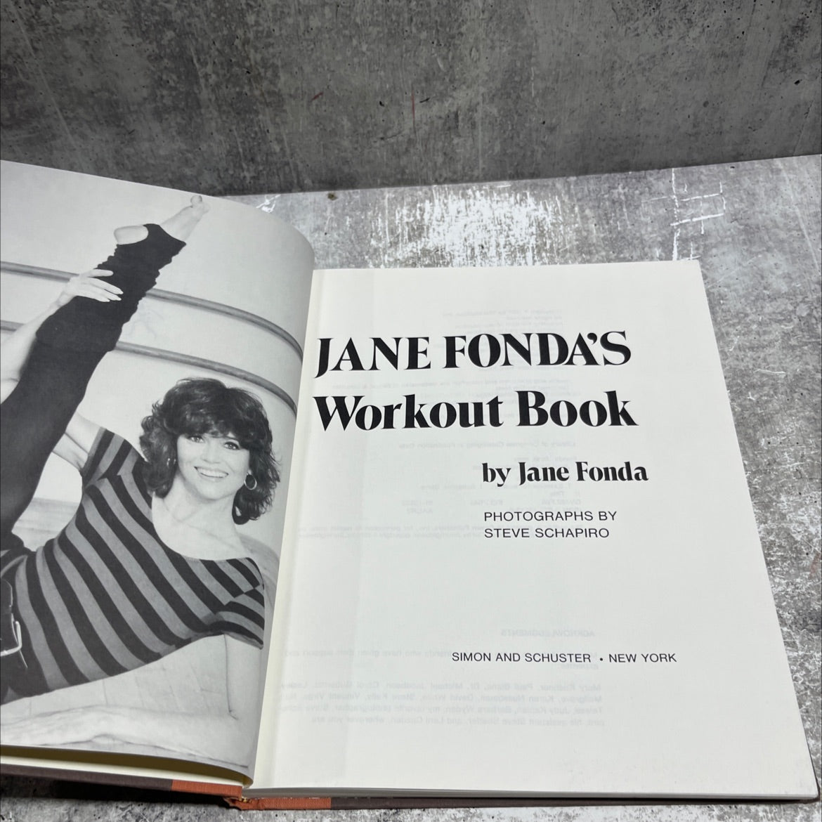 jane fonda's workout book book, by jane fonda, 1981 Hardcover image 2