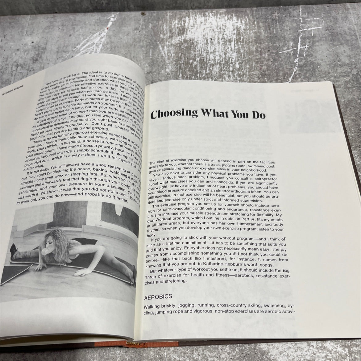 jane fonda's workout book book, by jane fonda, 1981 Hardcover image 4