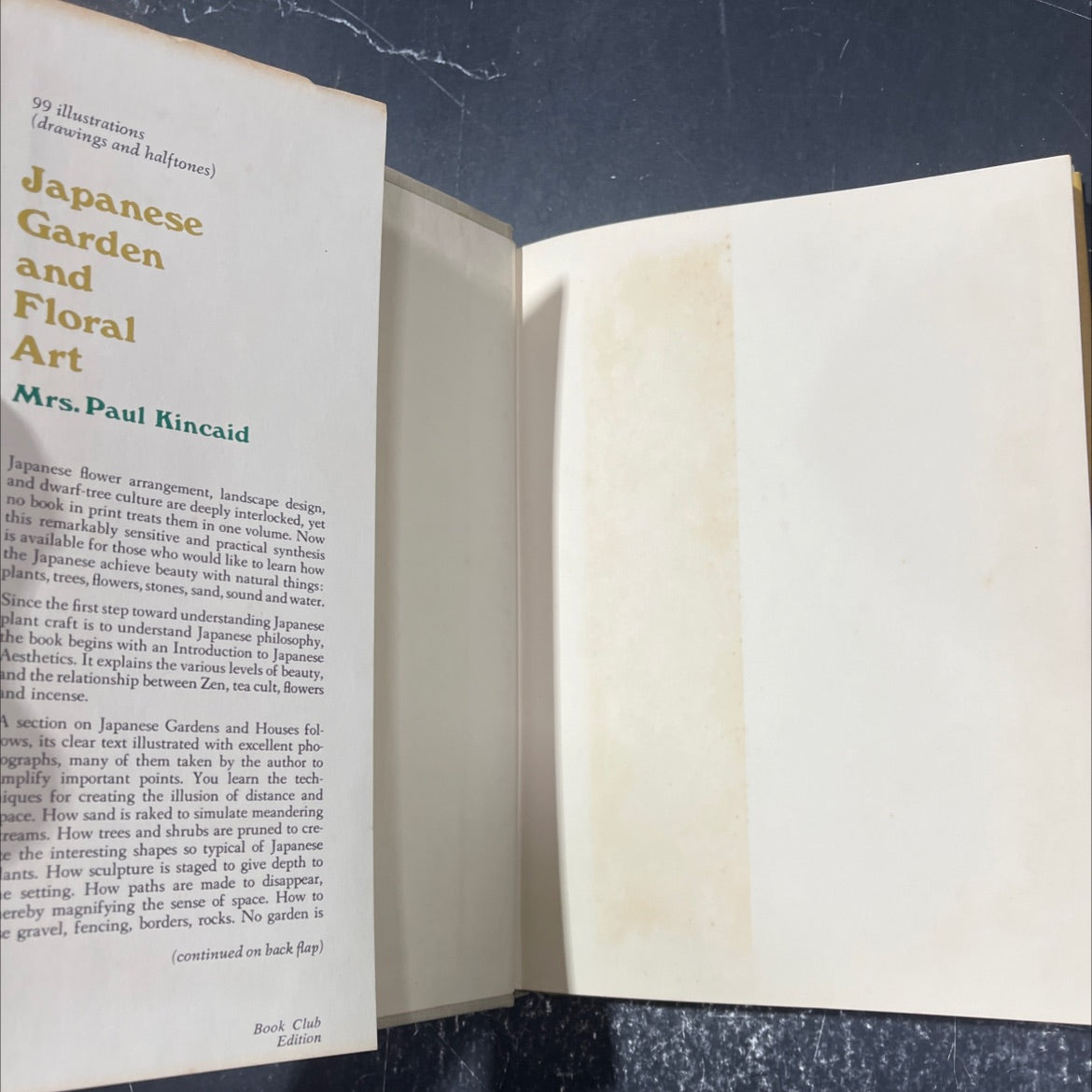 japanese garden and floral art book, by Mrs. Paul Kincaid, 1966 Hardcover image 4