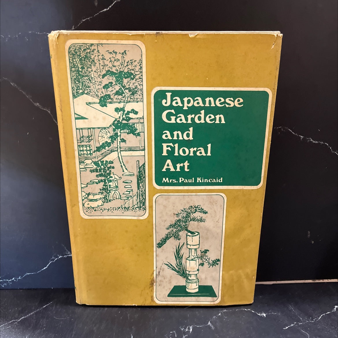 japanese garden and floral art book, by Mrs. Paul Kincaid, 1966 Hardcover image 1