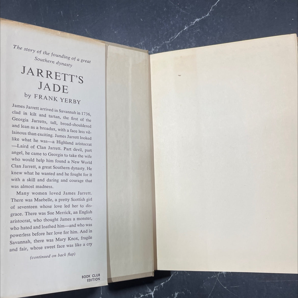 jarrett's jade book, by frank yerby, 1959 Hardcover image 4
