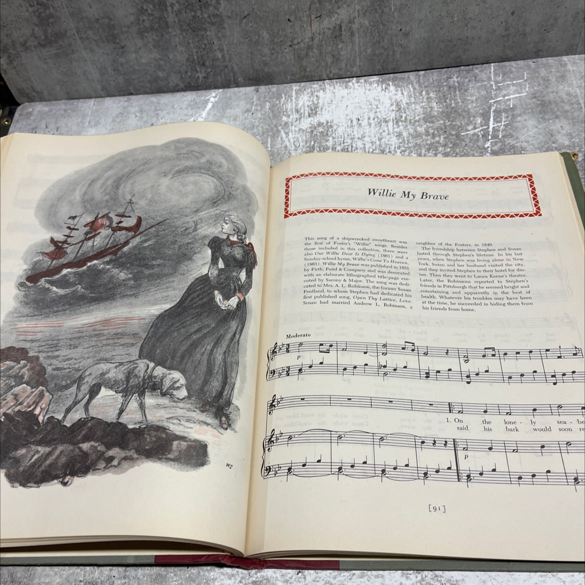 jcky home a treasury of stephen foster book, by unknown, 1946 Hardcover image 4