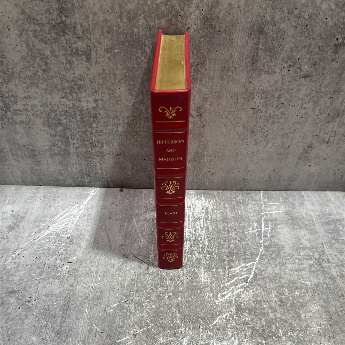 jefferson and madison book, by adriennekoch, 2000 Leather image 4
