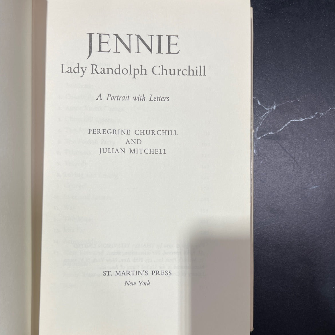 jennie lady randolph churchill a portrait with letters book, by peregrine churchill and julian mitchell, 1974 image 2