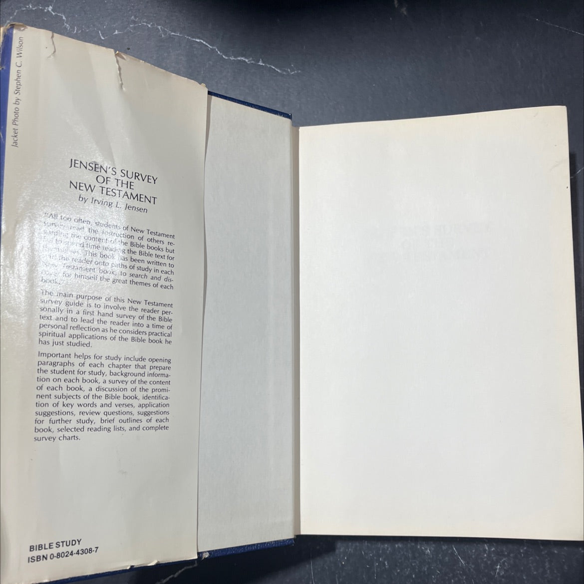 jensen's survey of the new testament book, by robert a. siebenaller, 1981 Hardcover image 4