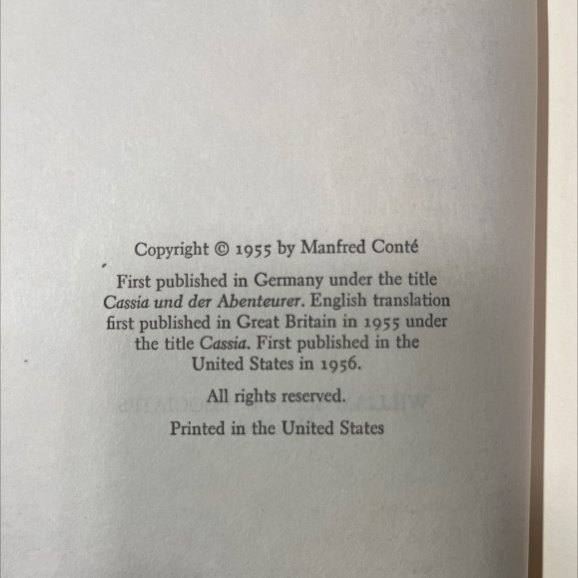 jeopardy book, by manfred conté, 1956 Hardcover image 3