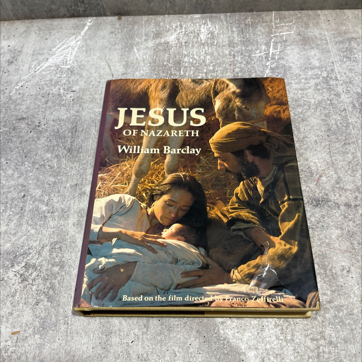 jesus of nazareth book, by william barclay, 1977 Hardcover image 1