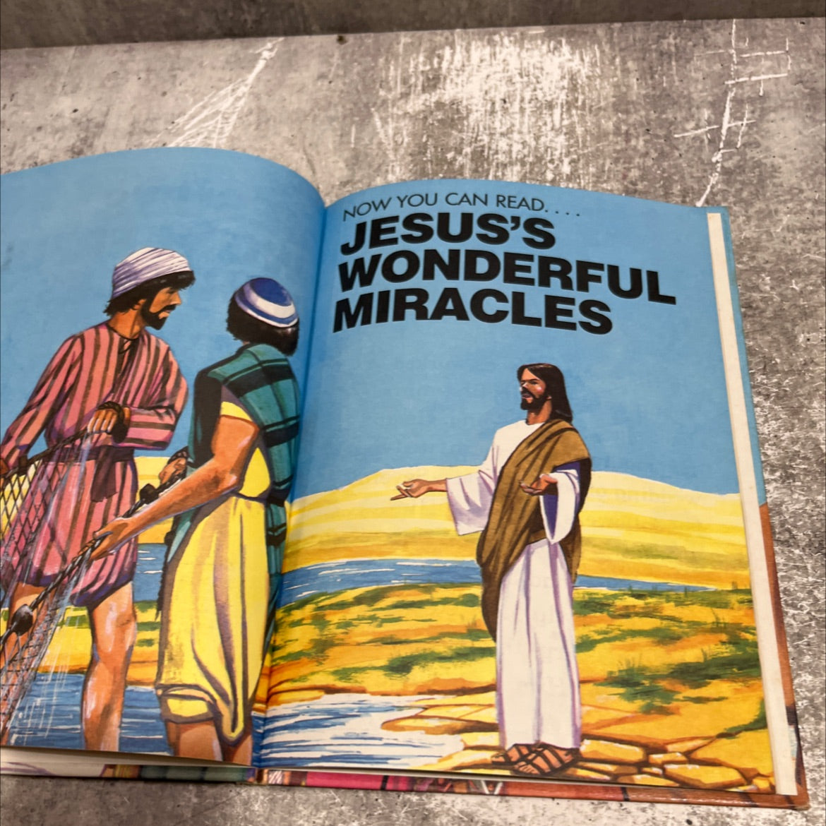 jesus's wonderful miracles book, by leonard matthews, 1984 Hardcover image 2