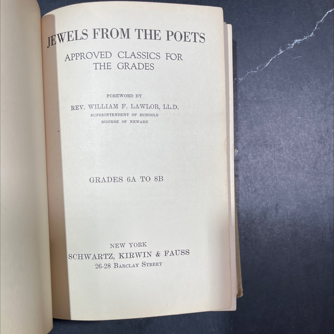 jewels from the poets approved classics for the grades book, by unknown, 1926 Hardcover image 2