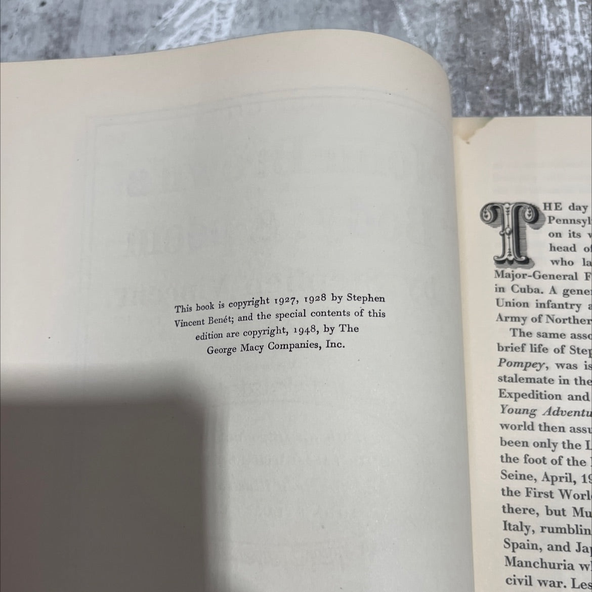 john brown's body: a poem book, by stephen vincent benét, 1948 Hardcover image 3