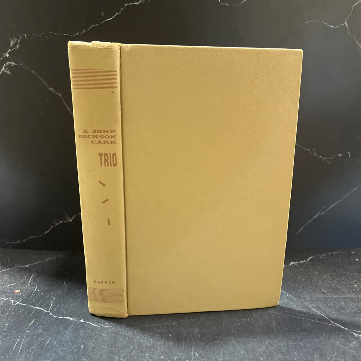 john dickson carr trio book, by John Dickson Carr, 1957 Hardcover image 1