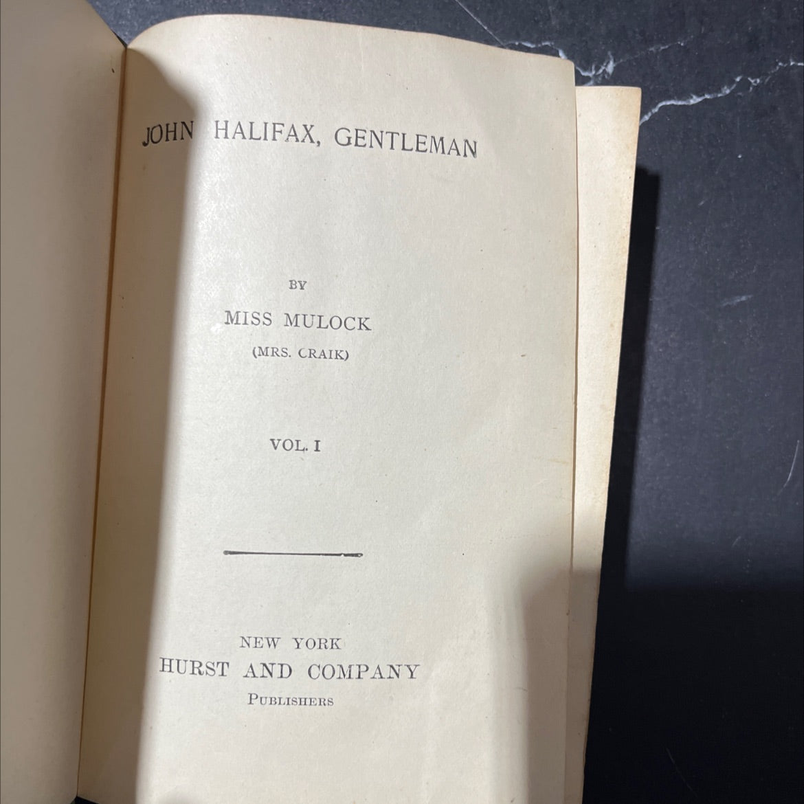 john halifax, gentleman book, by miss mulock (mrs. craik), 1970 Hardcover image 3