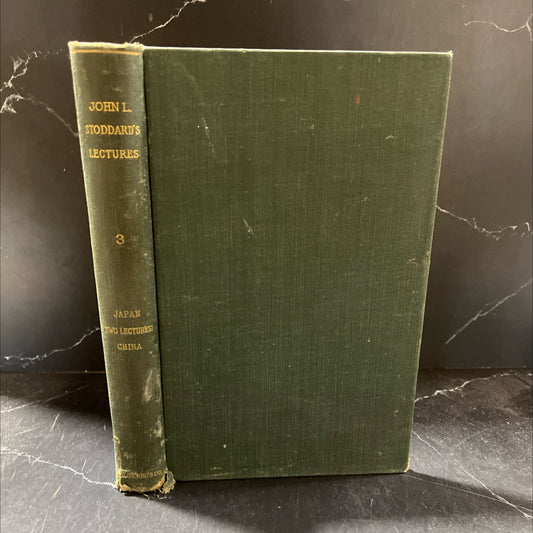 john l. stoddard's lectures volume three book, by john l. stoddard, 1908 Hardcover image 1