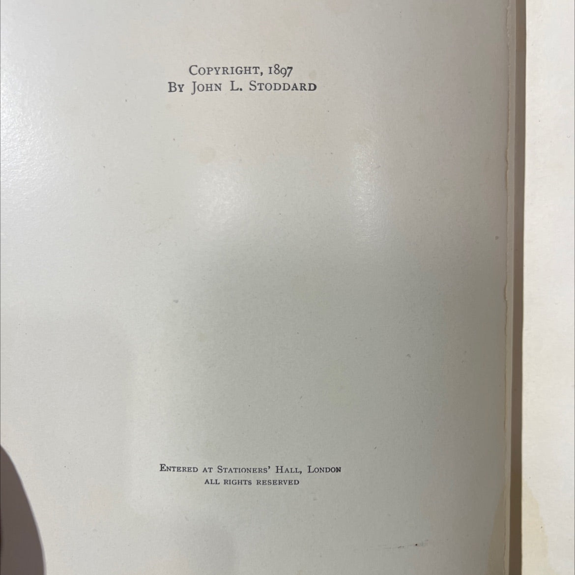 john l. stoddard's lectures volume three book, by john l. stoddard, 1908 Hardcover image 3