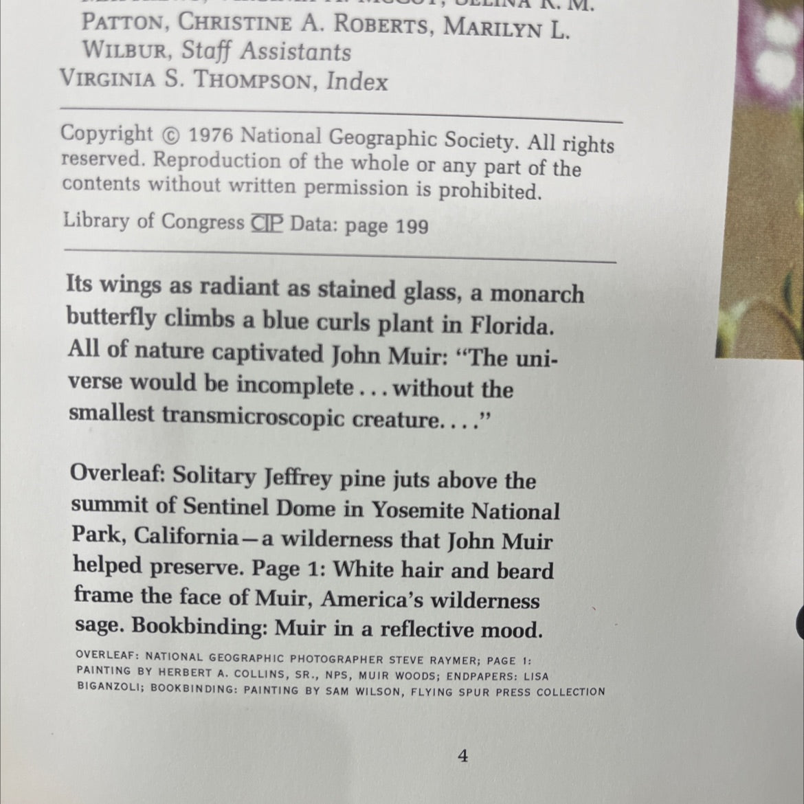 john muir's wild america book, by tom melham, 1976 Hardcover image 3