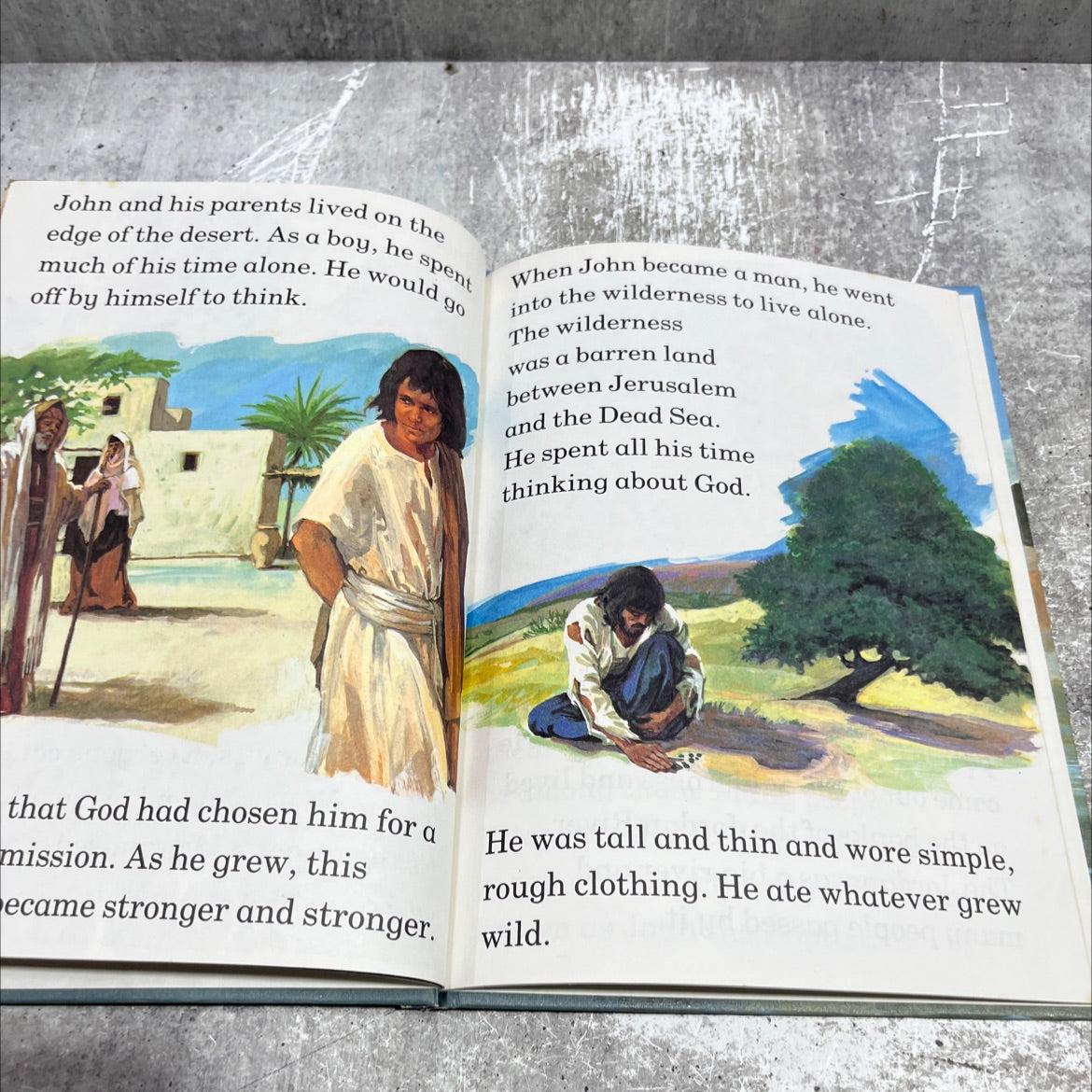 john the baptist book, by arlene c. rourke, 1985 Hardcover image 4