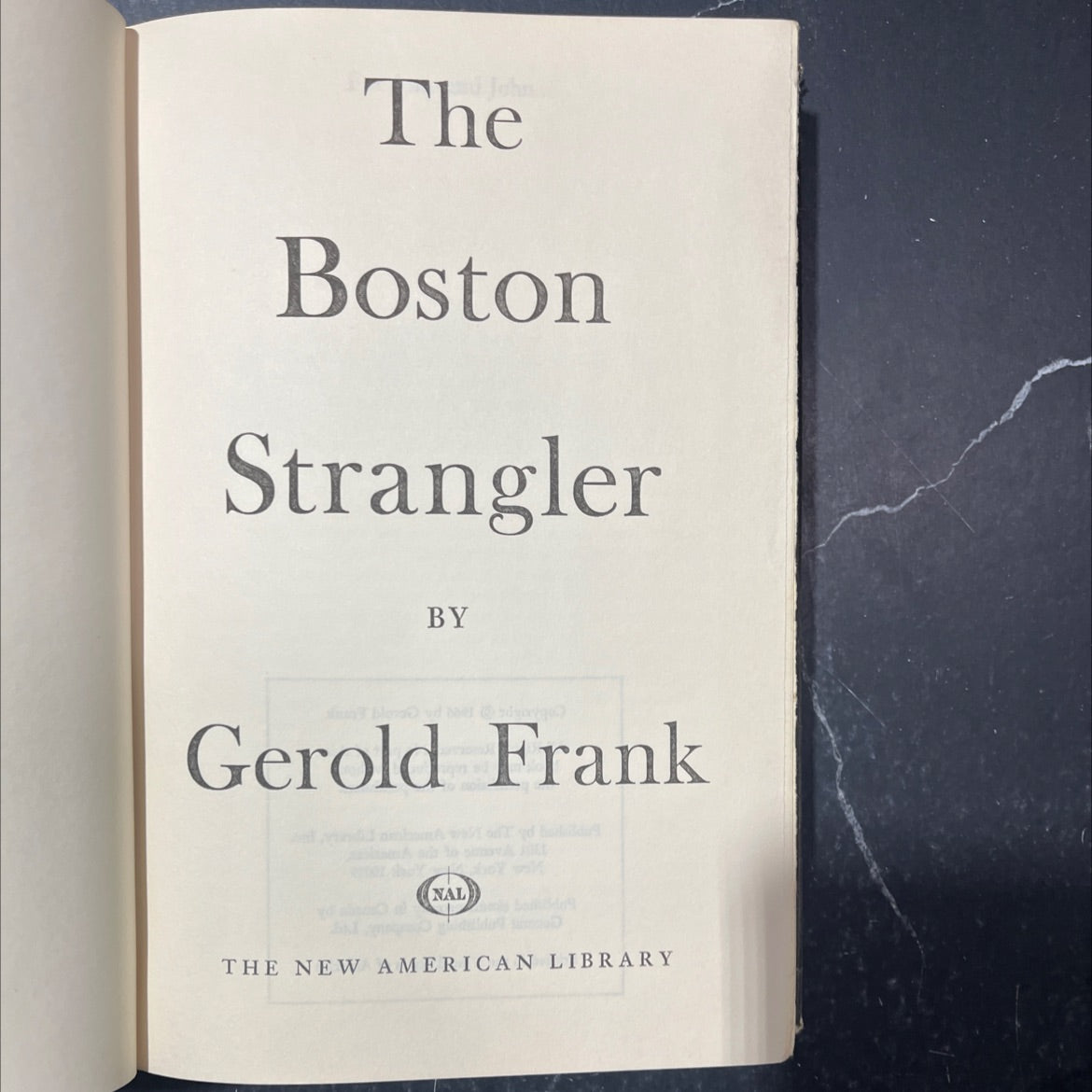 john the boston strangler book, by gerold frank, 1966 Hardcover image 2