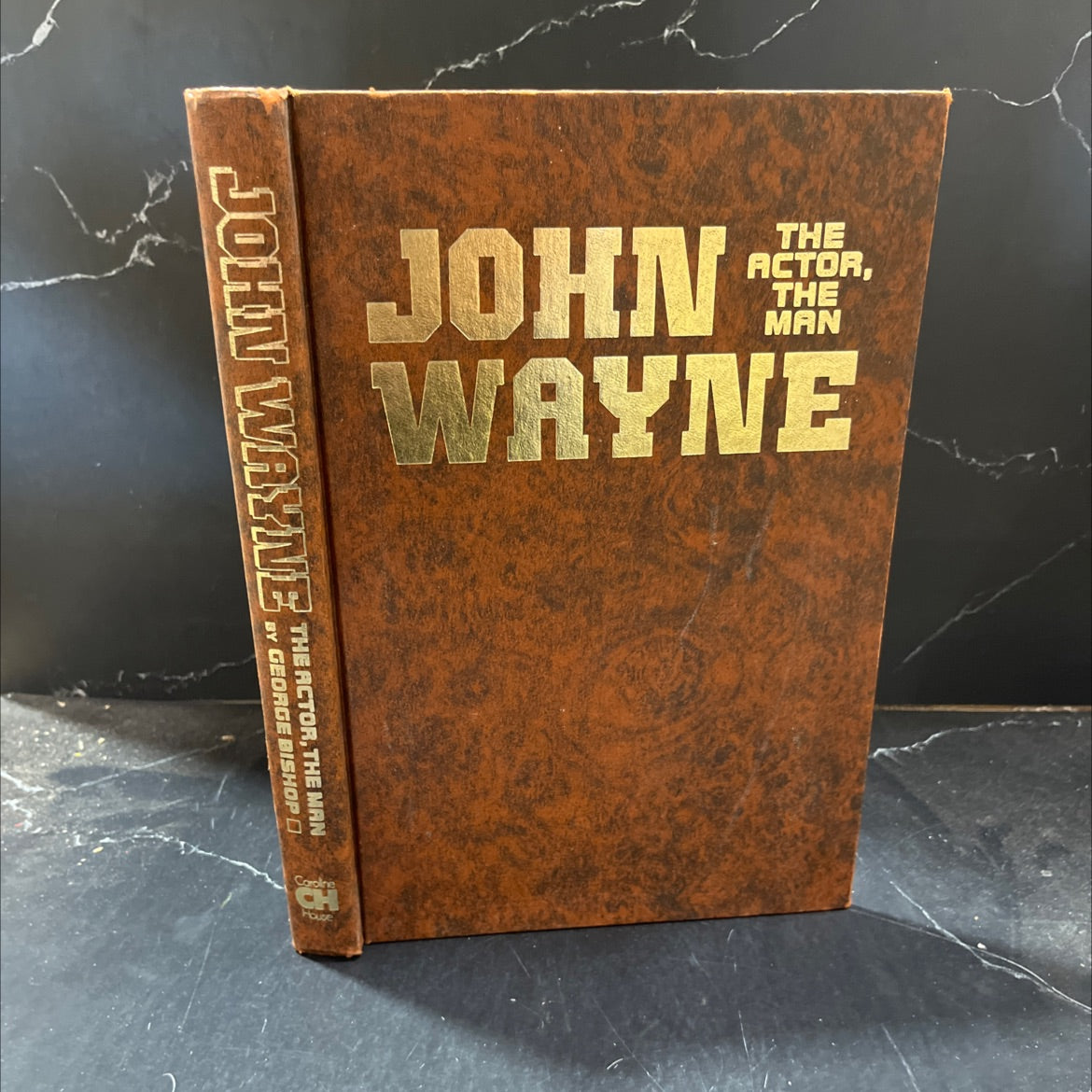 john wayne the actor/the man book, by george bishop, 1979 Hardcover image 1