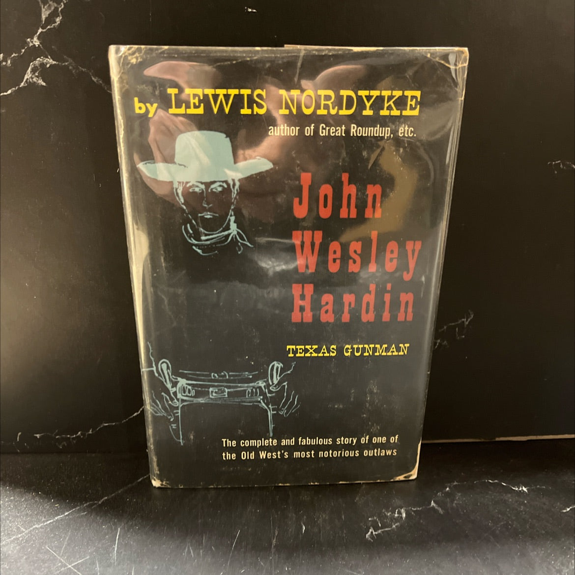 john wesley hardin texas gunman book, by lewis nordyke, 1957 Hardcover image 1