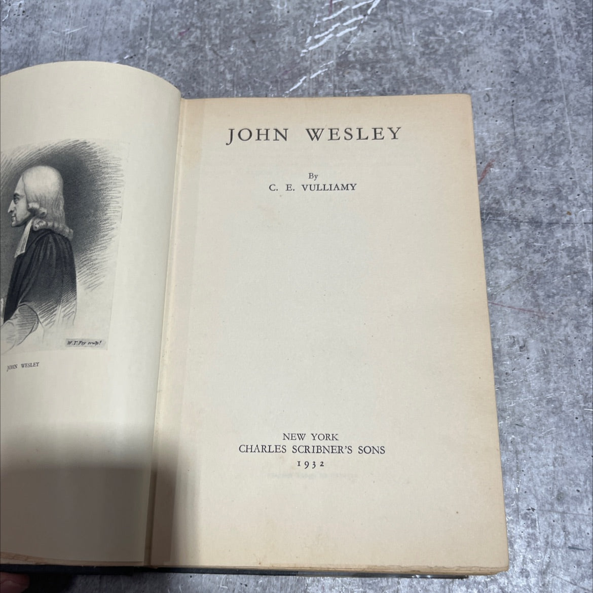 john wesley book, by c. e. vulliamy, 1932 Hardcover image 2