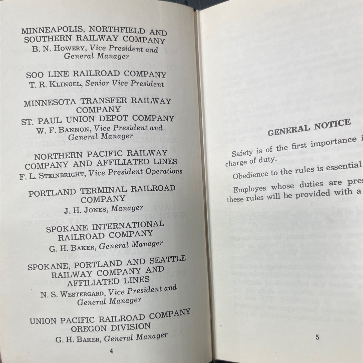 joint form 1 consolidated code of operating rules book, by butte, anaconda and pacific railway company, chicago, image 4