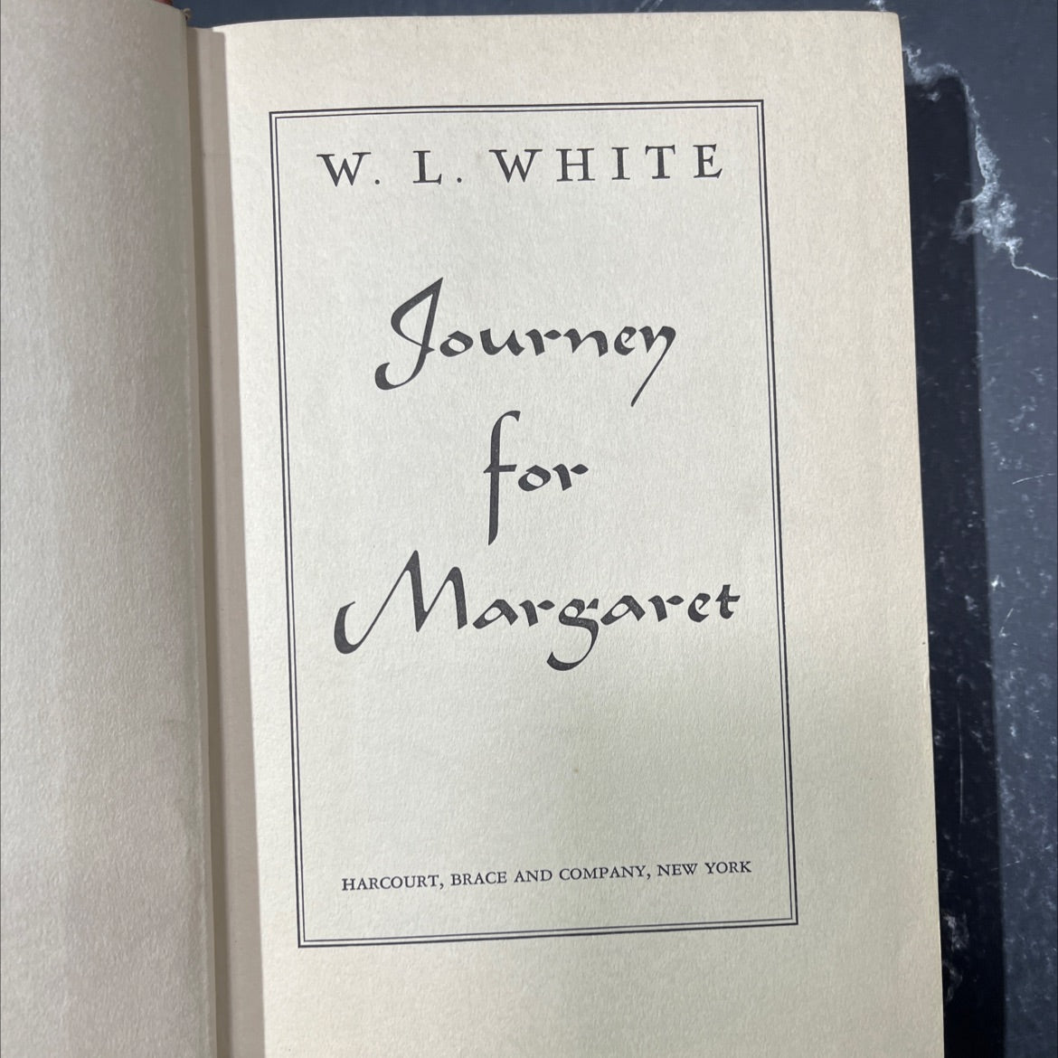 journey for margaret book, by w. l. white, 1941 Hardcover image 2