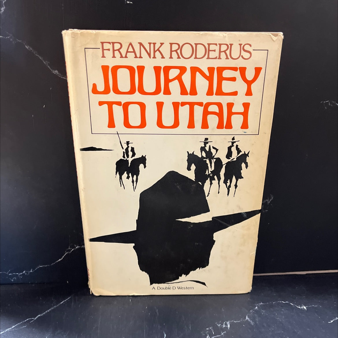 journey to utah book, by frank roderus, 1977 Hardcover image 1