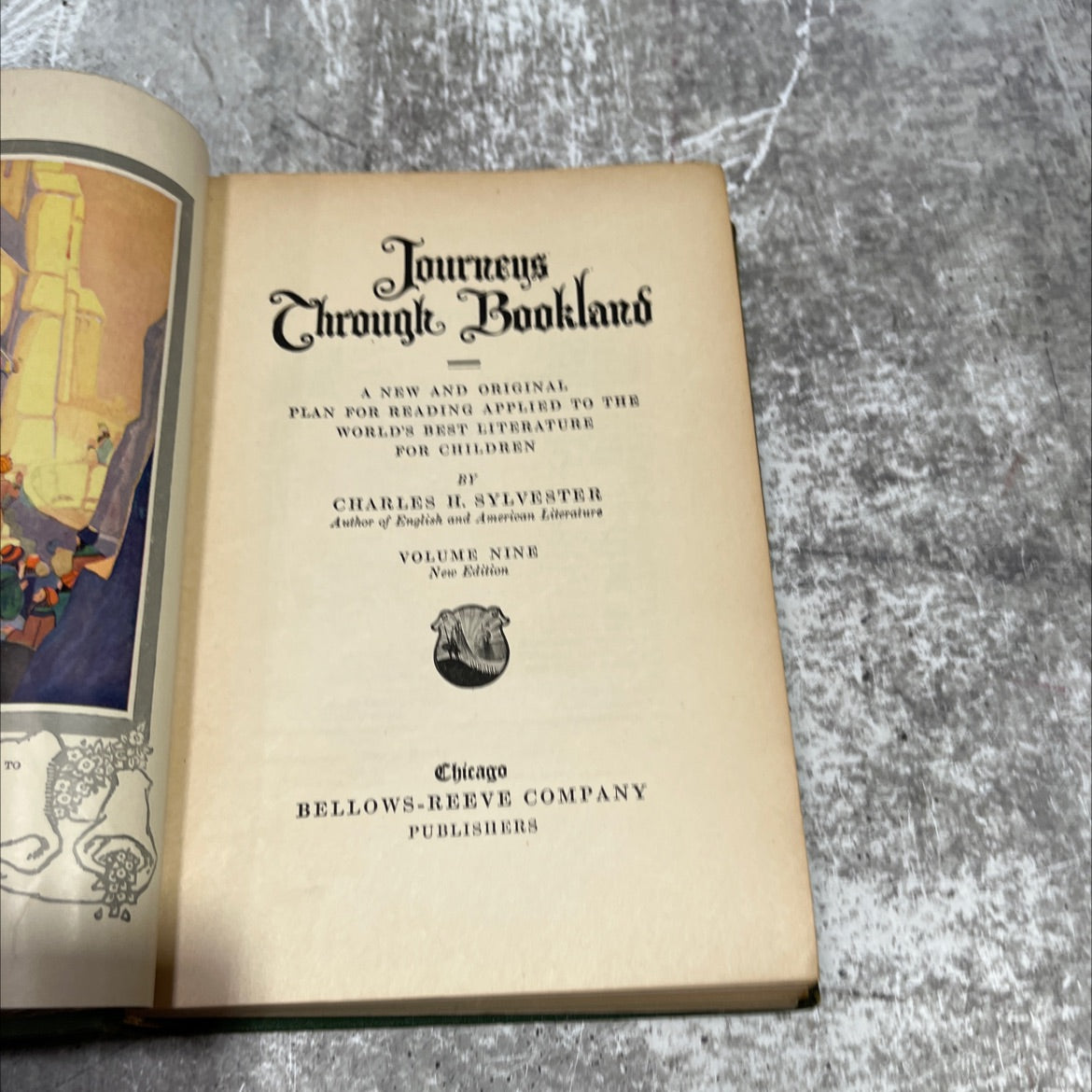 journeys through bookland book, by charles h. sylvester, 1922 Hardcover image 2